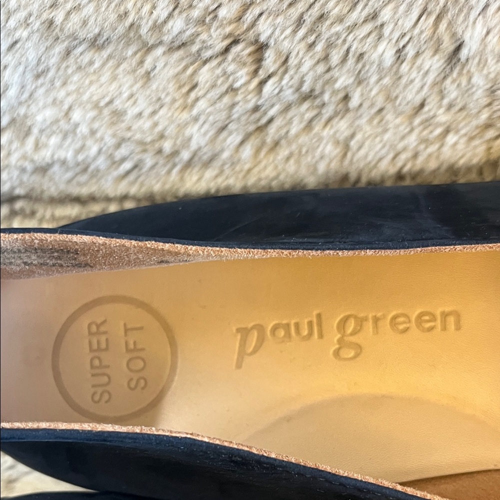 Paul Green Navy Blue Carmela Loafers - Picture 4 of 6